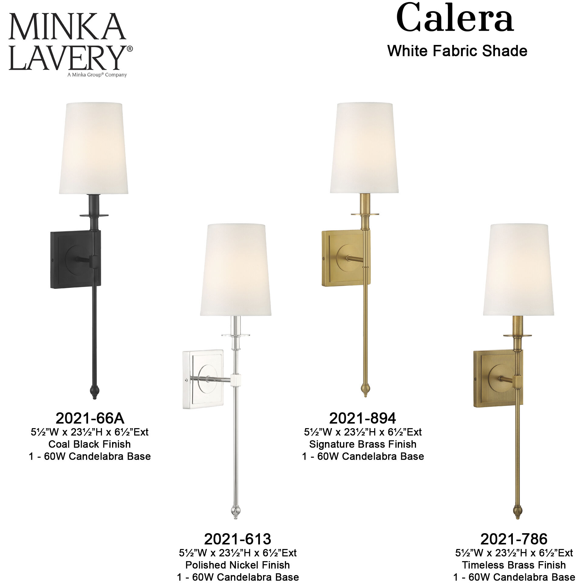 Calera 1 Light Signature Brass Wall Sconce Wall Light